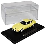 Modell befindet sich in einer stilvollen passenden Verpackung, mit Sockel und Vitrine.