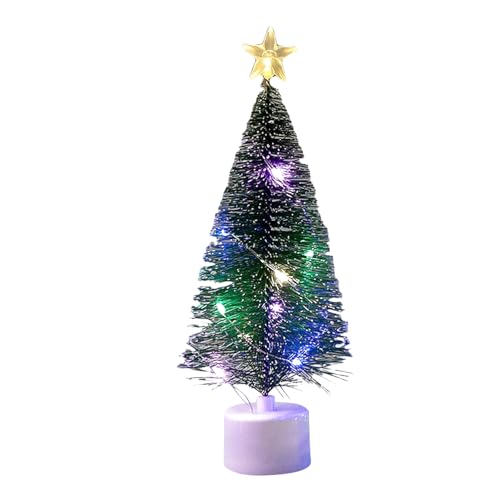 Árbol de Navidad artificial, decoración de árbol de Navidad verde de 1788 cm, árbol de Navidad realista LED, decoración tradicional de Navidad para el hogar, oficina, escuela y tienda