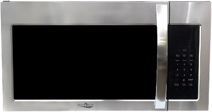 Microwave Oven | Over-The-Range Convection Unit | 1.5 Cu Ft Capacity | Stainless Steel Finish with Racks Glass Turntable