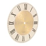 Simple et pratique : facile à installer et à utiliser, taille appropriée, bords lisses, facile à utiliser, pièce de rechange pour mouvement d'horloge, cadran d'horloge à faire soi-même