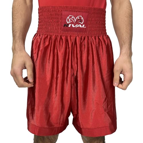 RIVAL Boxing Dazzle Pro Trunks for Professional & Amateur Boxers, Accommodates No-Foul, Lightweight & Breathable Shorts with Extra-Wide Stretch Waistband