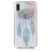 Produktbild Everainy Kompatibel für iPhone XS MAX Hülle Silikon Transparent Bumper Durchsichtig Ultradünn Cover Hüllen Laser Muster für iPhone XS MAX Handyhülle Stoßfest TPU Gel Schutzhülle (Traumfänger)