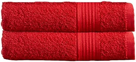 Olivia Rocco Egyptian Cotton Towels Home Bathroom Towel Set Bale Fade Resistant 500gsm Home Collection Bales Bath Sets, 2 Hand Towels Ochre