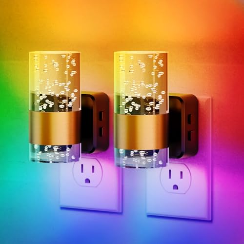 JandCase Night Lights Plug into Wall 2 Pack