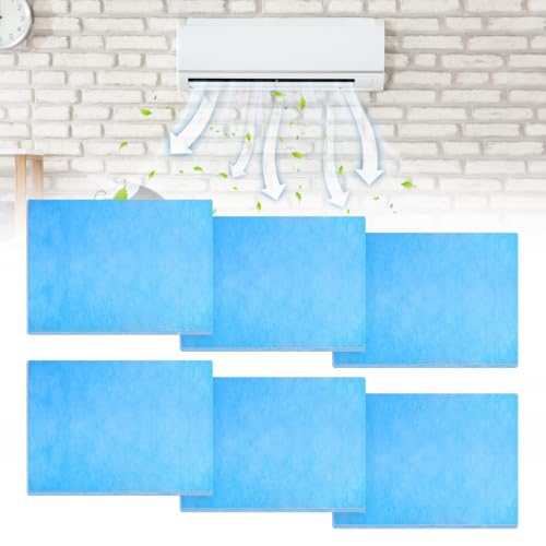 Frienda 6 Pcs 25x16 Inch Reusable Air Vent Filter, Merv 6 Washable HVAC Vent Filter, Cut-to-fit for Furnace, Ac, Floor Registers and Ceiling Grilles