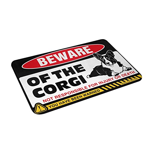 Tapis Corgi amusant pour décorer votre entrée de maison et votre cave d'homme
