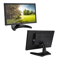 Breitbild-Monitor, 11,6 Zoll 1920x1080 Computerbildschirm mit 16:9-Verhältnis 89°/89°/89°/89° Blickwinkel Desktop-Monitor mit VGA/HDMI-Signalschnittstelle für Office Home School(EU)