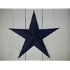 Dimensional Amish Handmade 16 Galvanized Barn Star Painted Navy Blue