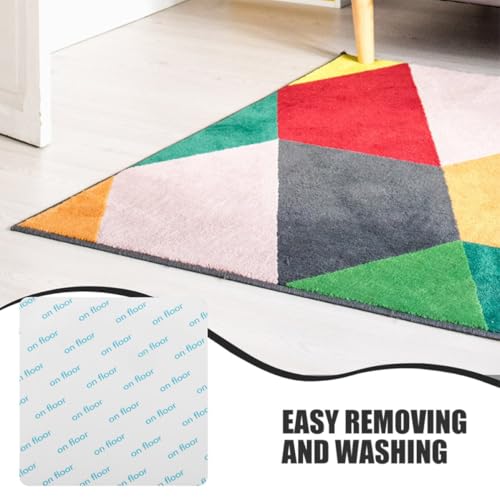 Almohadillas lavables y quitar con material PU para estabilizar alfombras de pasillo largas 4