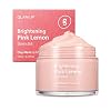 Glam Up – Brightening Pink Lemon Clay Mask – Vegan Face Mask,100% hypoallergenic, Brightening Lemon Clay Mask, Detox Face Mask, Deep Cleansing and Minimizing Pores, Organic Clay Mask, Clean Beauty, Face Mask Skincare – (125ml/4.23 Oz) Acne Treatment, Blackhead remover
