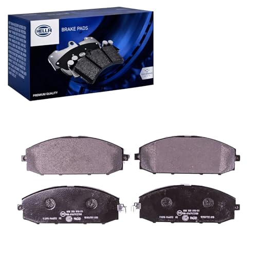 Plaquettes de frein HELLA anti-bruit et usure excessive pour p.e. NISSAN T1370