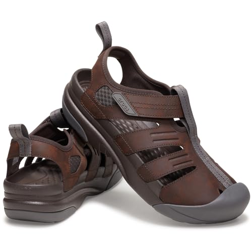 Image of Crocs Men's Yukon Fisherman, Sandals for Men