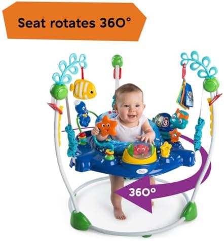 Baby Einstein Neptune's Ocean Discovery Activity Baby Jumper Activity Center, Ages 6 months +, Max weight 25 lbs., Unisex - 3