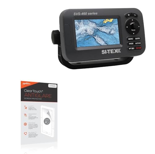 BoxWave Screen Protector Compatible with Si-Tex SVS 460C - ClearTouch Anti-Glare (2-Pack), Anti-Fingerprint Matte Film Skin