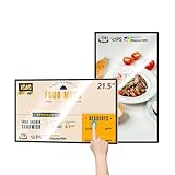 MWE 21.5 inch Wall Mount Digital Signage, FHD Touchscreen Monitor Android 14, Multi-Touch Screen Smart Split, Commercial Advertising Display, Time Switch, CMS Management, HD-MI/ USB/ WiFi/ for Windows