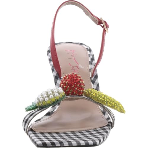 Sandales à talon Betsey Johnson Colson noir multicolore en taille 36