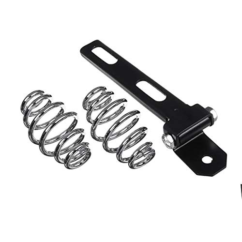 Mooreaxe Motorcycle Solo Driver Seat With Bracket Spring For Harley Suzuki Honda Bobber Chopper Sporster Cruiser (Black) #TOP5