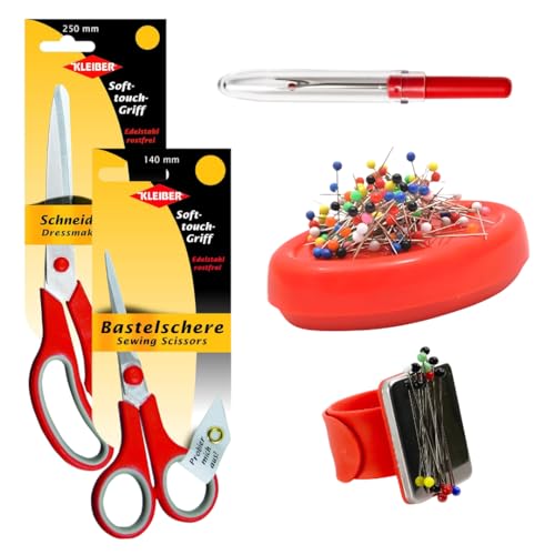 Kit de couture Kleiber avec ciseaux 250 mm et accessoires pour atelier