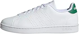 Tênis masculino Advantage, FTWR branco FTWR branco e verde, tamanho 41, Ftwr Branco Ftwr Branco Verde, 41