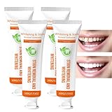 Cavity Healing Tooth Armor + Deep Cleaning Care Zahnpasta + Zahnschmelz Reparatur & Remineralisierung Zahnpasta + Fluorid-freie Whitening Zahnpasta + Sensitivity Relief & Whitening Zahnpasta (4pcs)