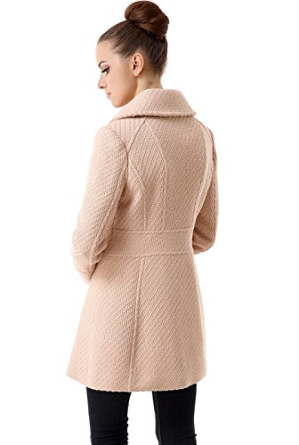 Bgsd Women Lorelei Wool Boucle Walking Coat Blush Pink X-Small #TOP4