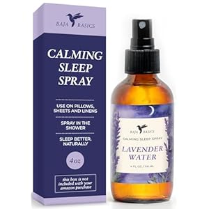 Lavender Spray for Sleep – Soothing Pillow Mist for Deep Relaxation, Stress Relief, and Restful Nights – Calming Aromatherapy for Sleeping – Lavender Linen Spray for Bedding – 4 oz