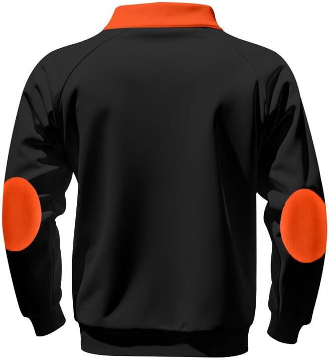 Men's Quarter Zip Pullover - Stand Collar Sweatshirt with Pockets Casual Wear for Vacation Daily Use - Image 3