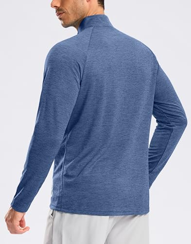 Image of G Gradual Men's Quarter Zip Pullover Running Athletic Shirts Long Sleeve
