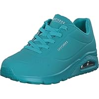 Skechers Women's Uno - Stand On Air Sneaker, Turquoise, US 7