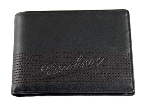 Preisvergleich Produktbild Borsalino Geldbörse Geldbeutel Portemonnaie im Geschenkbox Leder 0082 Schwarz