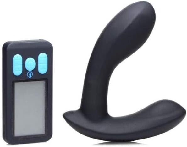 E-Stim Pro Silicone Vibrating Prostate Massager with Remote Control