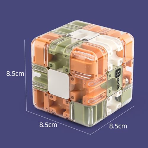 Large Labyrinth 3D Puzzles Maze Cube, 2-in-1 Kugellabyrinth Zauberwürfel Spielzeug, 3D Labyrinth Spiel Puzzle Spiel, Interaktives Würfel Labyrinthspiel, Lernspielzeug Geschenk für Kinder Erwachsene