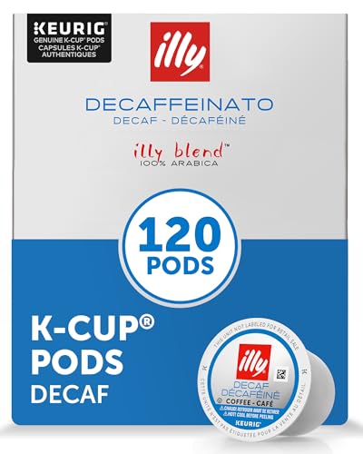 Image of illy Decaf Coffee K Cup, Classico Decaffeinated Medium Roast, 10 Ct 12 Pack
