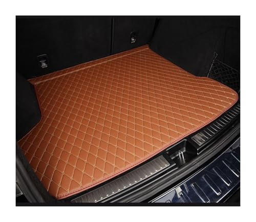 Tapis de coffre pour A8 D3 2003-2009 imperméable sur mesure marron