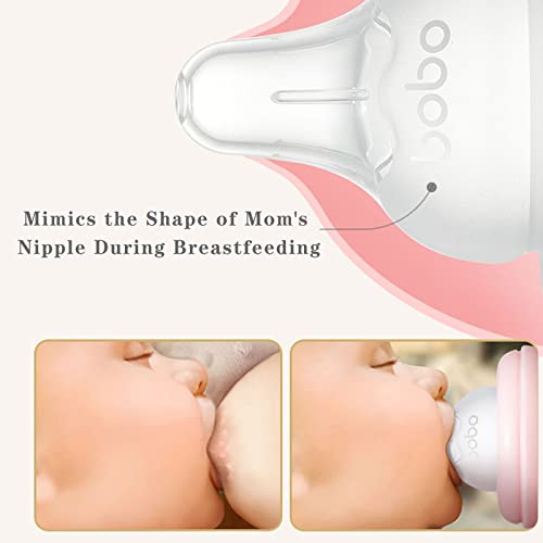 Yohkoh Natural Glass Baby Bottle With Natural Response Nipple thumb #2