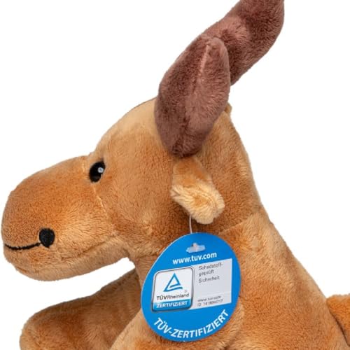 Duckshop I Plüsch Elch Emil I Kuscheltier I Stofftier I Geschenk für Kinder I TÜV Zertifiziert