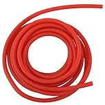 Dropfree Tubing Exercise Rubber Resistance Band Catapult Dub Elastic, Red 2.5M