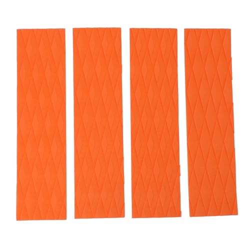 QERLONG Surfboard Traction Pads Anti Slip Front Pad for Skimboards Kayak (Orange)