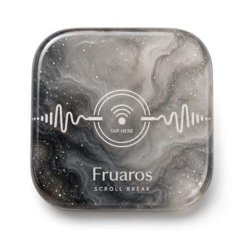 Fruaros NFC Phone Blocker for Apps, Physical Focus Device to Help Reduce Screen Time and Digital Distractions for Study, Deep Work, Bedtime and Family Routines (Moonstone Grey)