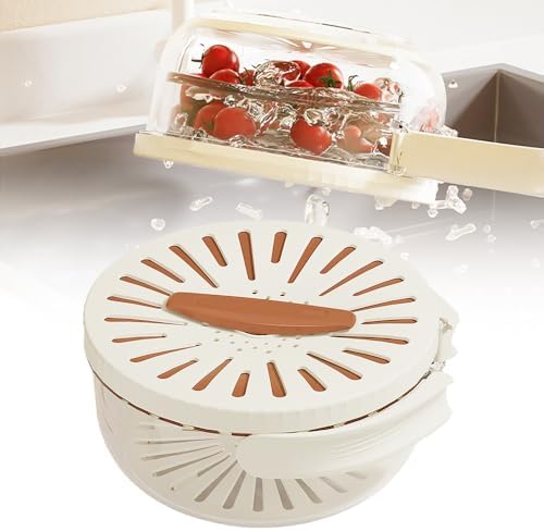 Schneckenförmiges Sieb Für Obst & Gemüse - 360° Drehendes Spülbecken