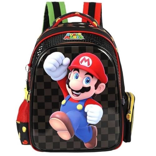 Mochila de Costas Infantil Super Mario Black Luxcel