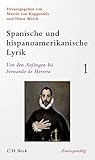 Spanische und hispanoamerikanische Lyrik Bd. 1: Von den Anfängen bis Fernando de Herrera: zweisprachig