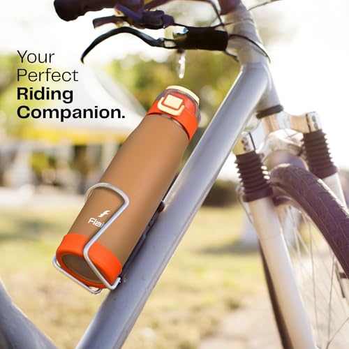 Image of FLAIR Sprint 750ml Vacuum Insulated Water Bottle - 304 Stainless Steel, Double Wall Thermos Flask, Leak-Proof, BPA-Free (Brown)