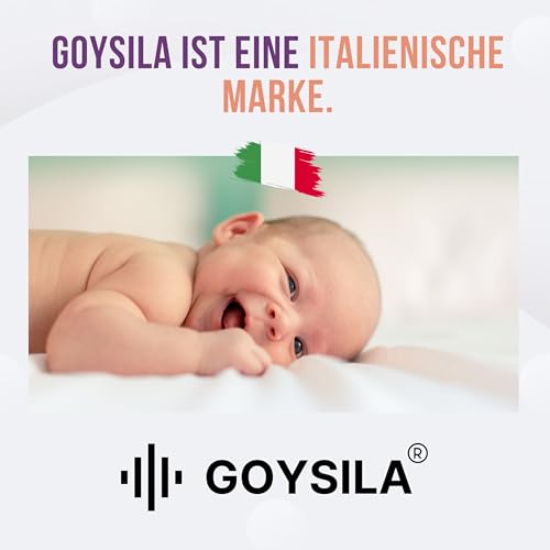 GOYSILA 2 Babykissen, für Kinder, Memory-Schaum, 30 x 20 cm, Bezug aus 100 % Baumwolle, Anti-Milben, hypoallergen, atmungsaktiv, Öko-Tex®, maschinenwaschbar, kompatibel mit Chicco Next2Me