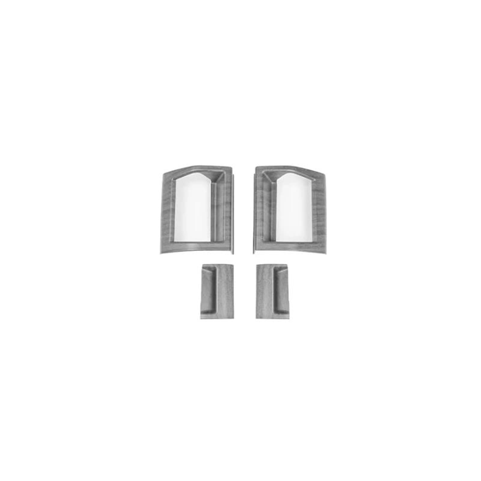 Interior Decal Trim 4PCS Rear Row Inner Bowl Cover Trim for Kia PV5 2025 2026 HQGQCEZEK