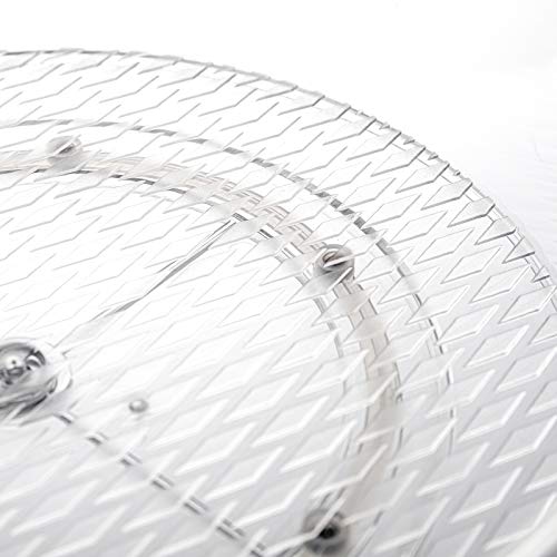 Yopay 2 Pack Plastic Lazy Susan Turntable Food Storage Container, 10 Inch Clear Rotating Turntable Organizer For Spices, Condiments, Cosmetics, Nail Polish, Shaving Kit, Hair Spray, Cabinet #TOP3