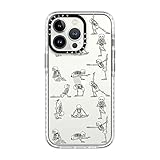 CASETiFY Impact Case for iPhone 13 Pro - Skeleton Yoga - Clear Frost