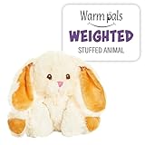 Warm Pals - Bashful Bunny - 1.5lbs - Cozy Microwavable Lavender Scented Plush Toys - Heated Stuffed Animal - Heatable Coolable Bedtime Comfort Plushie