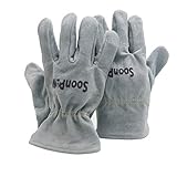 Nombreuses utilisations : les gants de haute qualité sont utiles pour le soudage, le jardinage, le barbecue, le poêle à bois, la cheminée de four, la coupe, le camping, le feu de camp, la manipulation des animaux, la construction, l'agriculture, l'élevage de démolition, et certains travaux de bricolage.