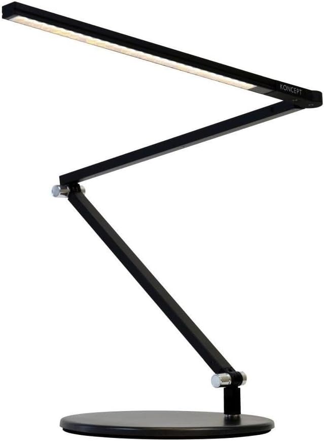 KONCEPT AR3100-WD-MBK-DSK Z-Bar Mini - 25.64 Inch 6.5W 1 LED Desk Lamp, Metallic Black Finish
